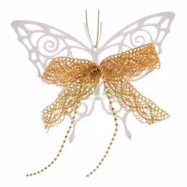 Фигурка Weiste Бабочка белая 115см с бантом 91480