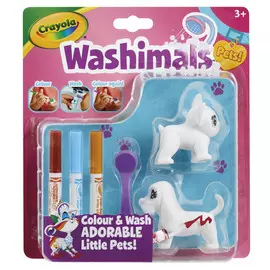 Фигурки для раскрашивания Crayola Washimals "Собачки" - 2 фигурки