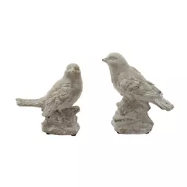 Фигурки Glasar птички набор 2шт 13x8x17см