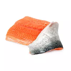 Филе лосося на коже кг