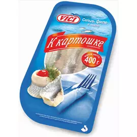Филе сельди Vici Традиционное в масле, 400 г