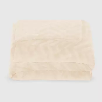 Флисовый плед Hyseas 200х220 см кремовый