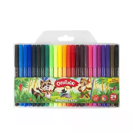 Фломастеры Creativiki 24 цвета