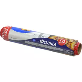 Фольга алюминевая с тиснением Фрекен бок 50м