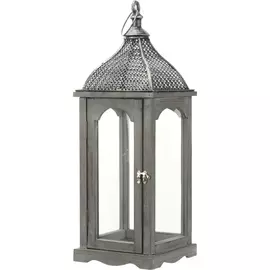 Фонарь под свечу Boltze kaden большой темно-серый