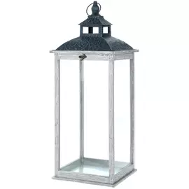 Фонарь-подсвечник Dekor pap большой белый