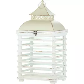 Фонарь-подсвечник Dekor pap большой бежевый