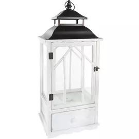 Фонарь-подсвечник Minhou lisheng белый 32х24х74 см