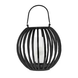 Фонарь-подсвечник Riverdale kenton черный 44х44х40см