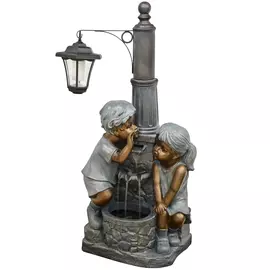 Фонтан Haomei Fountain дети у фонаря 39x34,5x84 см