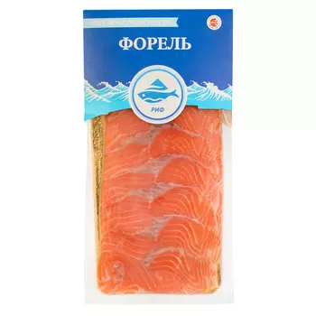 Форель холодного копчения Риф ломтики, 100 г