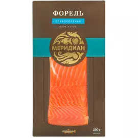 Форель слабосолёная Меридиан филе-кусок, 200 г