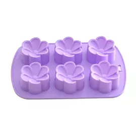 Форма для 6 кексов цветы 26.5x17x3 см (BW-6656.6/BW-6657.6)