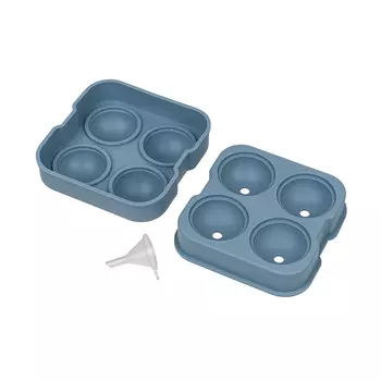 Форма для льда малая на 4 шара HomeFeel grey