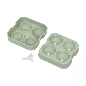 Форма для льда малая на 4 шара HomeFeel green