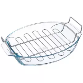 Форма для запекания с решеткой овальной Pyrex 40х28см (412U000/6143)