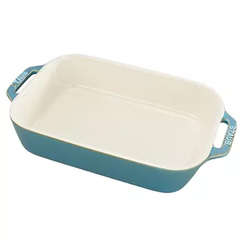 Форма керамическая Staub 27х20 см античный бирюзовый
