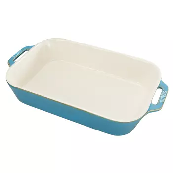 Форма керамическая Staub 34х24 см античный бирюзовый