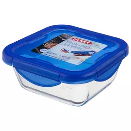 Форма квадратная PYREX Cook&Go с крышкой 16 х 16 см