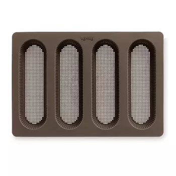 Форма Lekue Bread Maker для выпечки мини багетов 4 ячейки