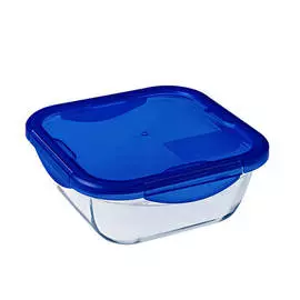 Форма Pyrex квадратная с пластик. крышкой 21см (286PG00/7046)