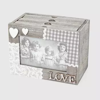 Фоторамка Dekor pap деревянная 19,5х10,5х14 см