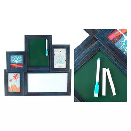 Фоторамка-коллаж Русские подарки на 3 фото с досками для записи 48x43 см