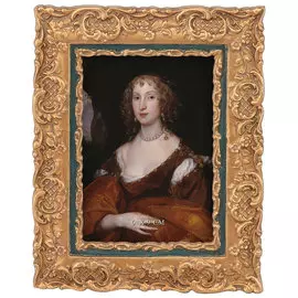 Фоторамка настольная Glasar квадратная резная, 10x1x12 см