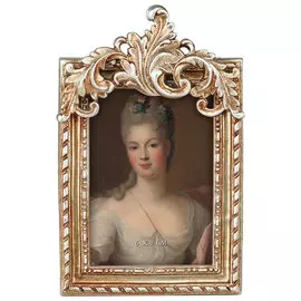 Фоторамка настольная Glasar прямоугольная серебряно-коричневая, 8x2x13 см