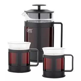 Френч-пресс 0,8 л и 2 чашки Gipfel Glacier-Sevilla 7440