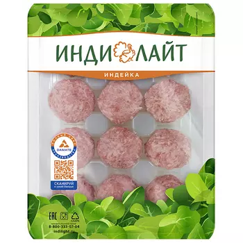 Фрикадельки из индейки ИндиЛайт охлажденные 300 г