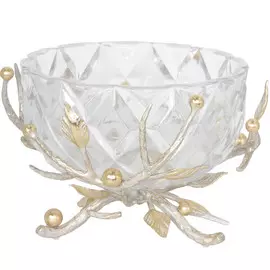 Фруктовница-конфетница Bogacho "Весна", Айвори(АС)