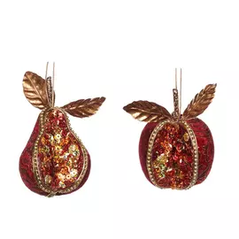 Фрукты Goodwill декоративные золотистые в ассортименте 17 см