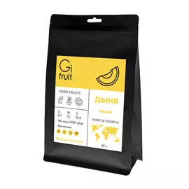 Фрукты сушеные Gifruit Дыня, 45 г