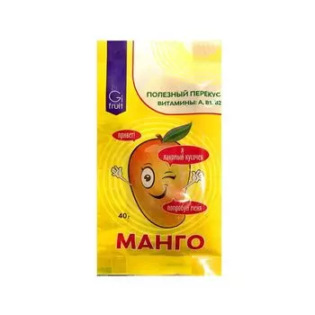 Фрукты сушеные Gifruit манго, 40 г