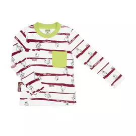 Футболка Lucky Child с длинным рукавом МИ-МИ-МИШКИ Полосатая 86-92