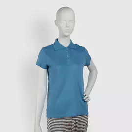 Футболка-поло Diva Teks Женская, Светло-синяя