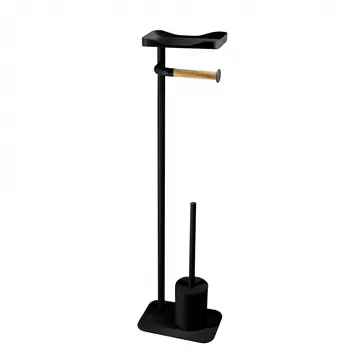 Гарнитур для туалета Ridder Albany черный 21х15х77,5 см