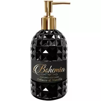 Гель Bohemia для душ парфюмированный с дозатором, табак и ваниль 500 мл