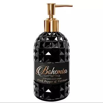 Гель Bohemia для душ парфюмированный с дозатором, розовый перец и ветивер 500 мл