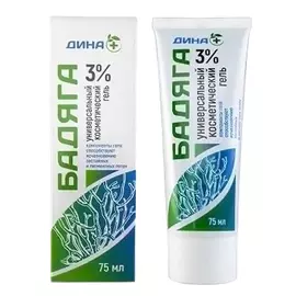 Гель Дина+ БАДЯГА универсальный косметический 75 мл