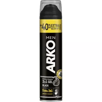 Гель для бритья Arko men black 240 мл