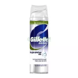 Гель для бритья Gillette Series Pure and Sensitive 200 ml