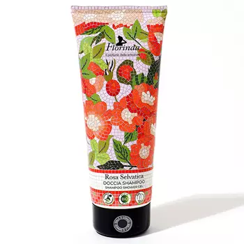 Гель для душа Florinda Итальянская Мозаика Дикая роза 200 мл
