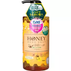 Гель для душа Funs Honey Oil С экстрактом меда и маслом жожоба 500 мл