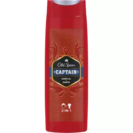 Гель для душа и шампунь Old Spice Captain 400 мл