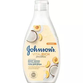 Гель для душа Johnson's Body Care Vita-Rich Расслабляющий с йогуртом, кокосом и экстрактом персика 250 мл