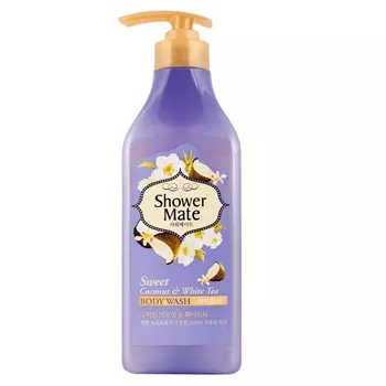 Гель для душа KeraSys шауэр мэйт кокос и белый чай 550 мл