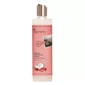 Гель для душа с люфой Sea of Spa Личи и Кокос 400 мл