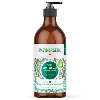 Гель для душа Synergetic Сандал и ягоды можжевельника, 750 мл